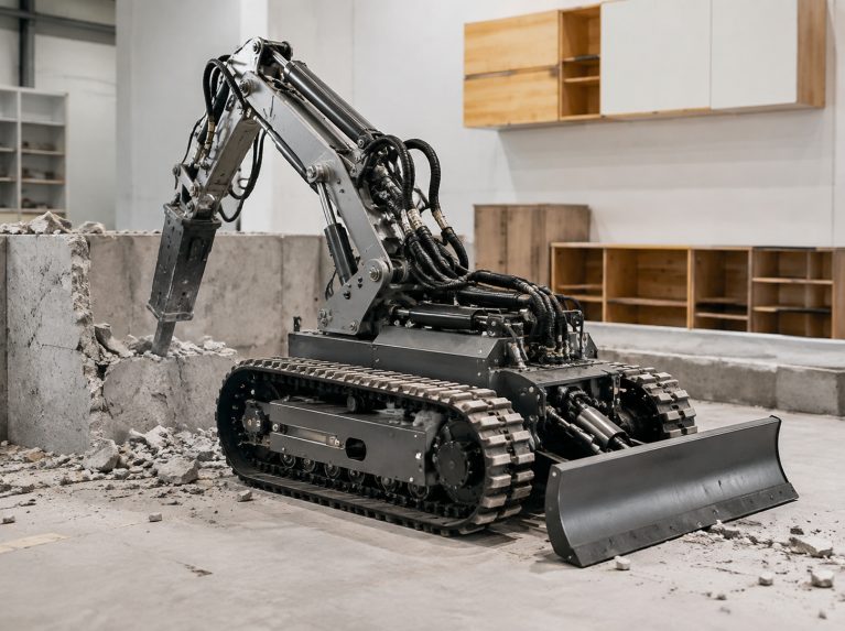 荣县破拆机器人专用履带底盘